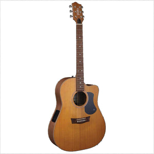 Pratley Premier Dreadnought Acoustic Guitar All Solid Fig Top, Maple Back & Sides w/ Cutaway & Pickup