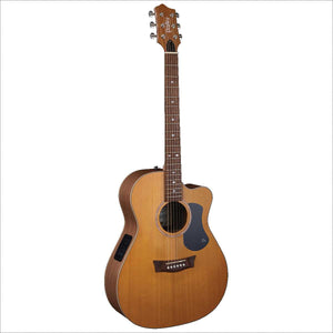 Pratley Premier OM Acoustic Guitar All Solid Fig Top, Maple Back & Sides w/ Cutaway & Pickup