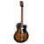 Pratley SH90-VB Electric Guitar Semi-Hollow Single Cut Blackwood Vintage Burst w/ SD Phat Cat P90 Pickups