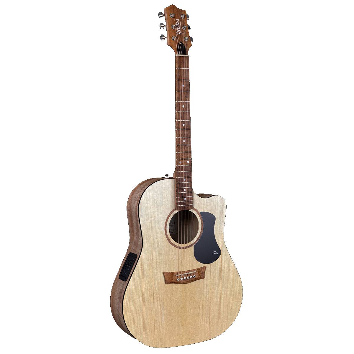 Pratley Classic Series Dreadnought Acoustic Guitar All Solid Spruce Top, Maple Back & Sides w/ Cutaway & Pickup