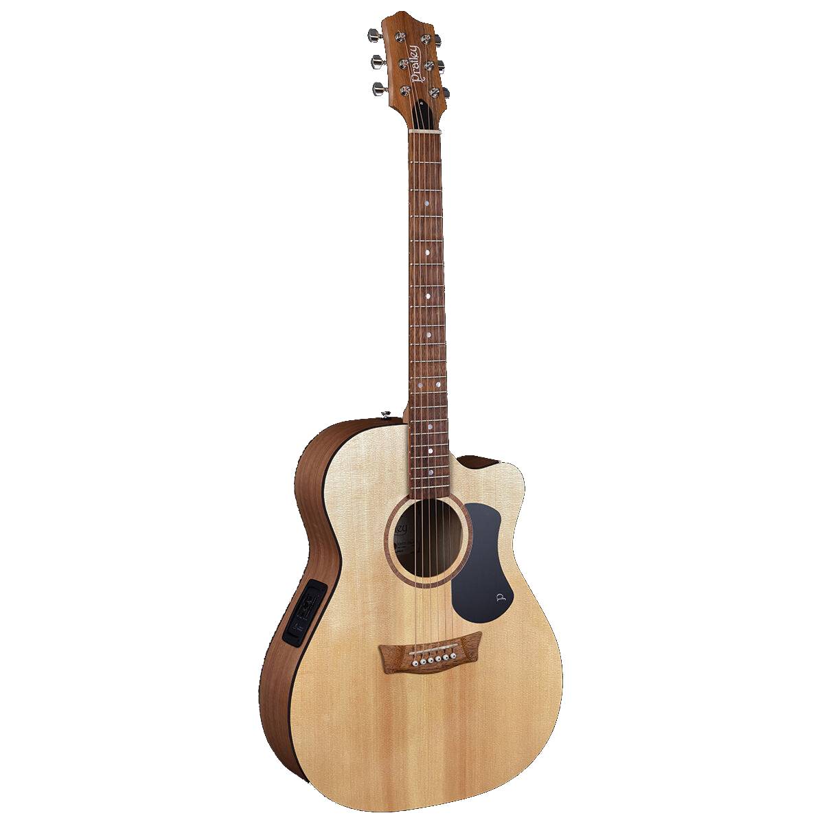 Pratley Classic Series OM Acoustic Guitar All Solid Spruce Top, Maple Back & Sides w/ Cutaway & Pickup