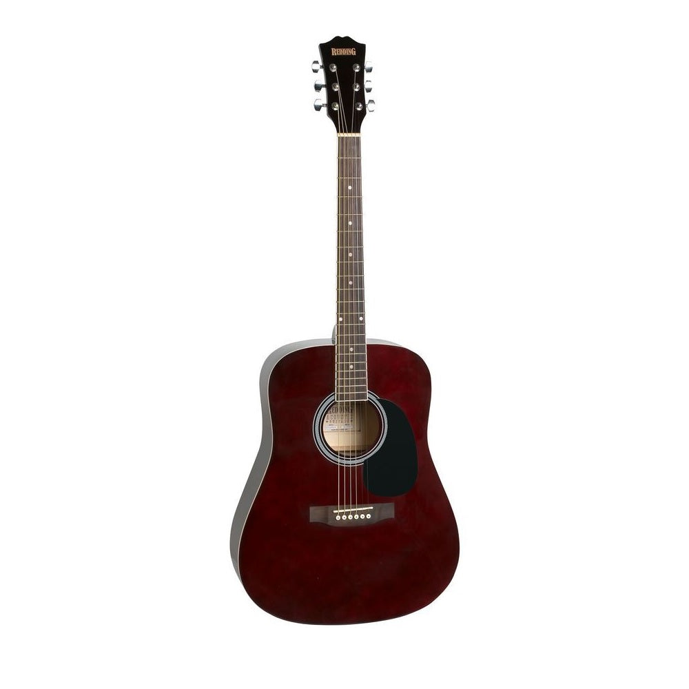 Redding RED50 Acoustic Guitar Dreadnought - Transparent Wine Red