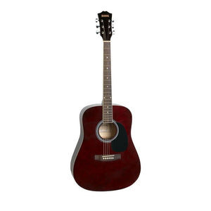 Redding RED50 Acoustic Guitar Dreadnought - Transparent Wine Red