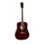 Redding RED50 Acoustic Guitar Dreadnought - Transparent Wine Red