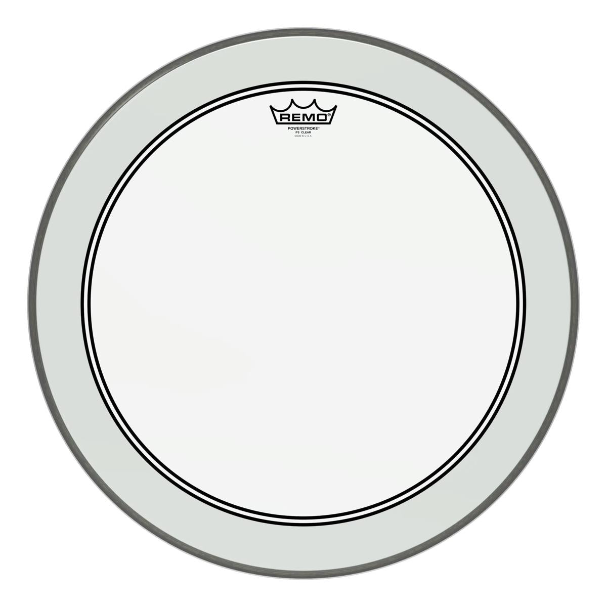 Remo P3-1316-C2 Powerstroke 3 Bass Drum Head Skin 16 Inch Clear 16" PS3 w/ Falam Patch