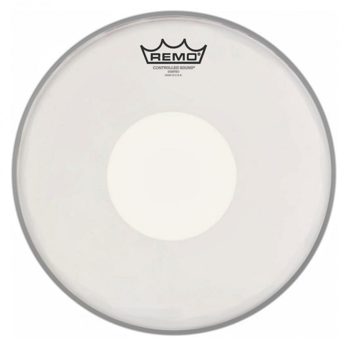 Remo CS-0114-00 Controlled Sound Drum Head Skin 14 inch Coated 14" w/ Bottom White Dot