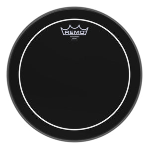 Remo ES-1622-PS Pinstripe Bass Drum Head Skin 22 Inch Ebony 22"