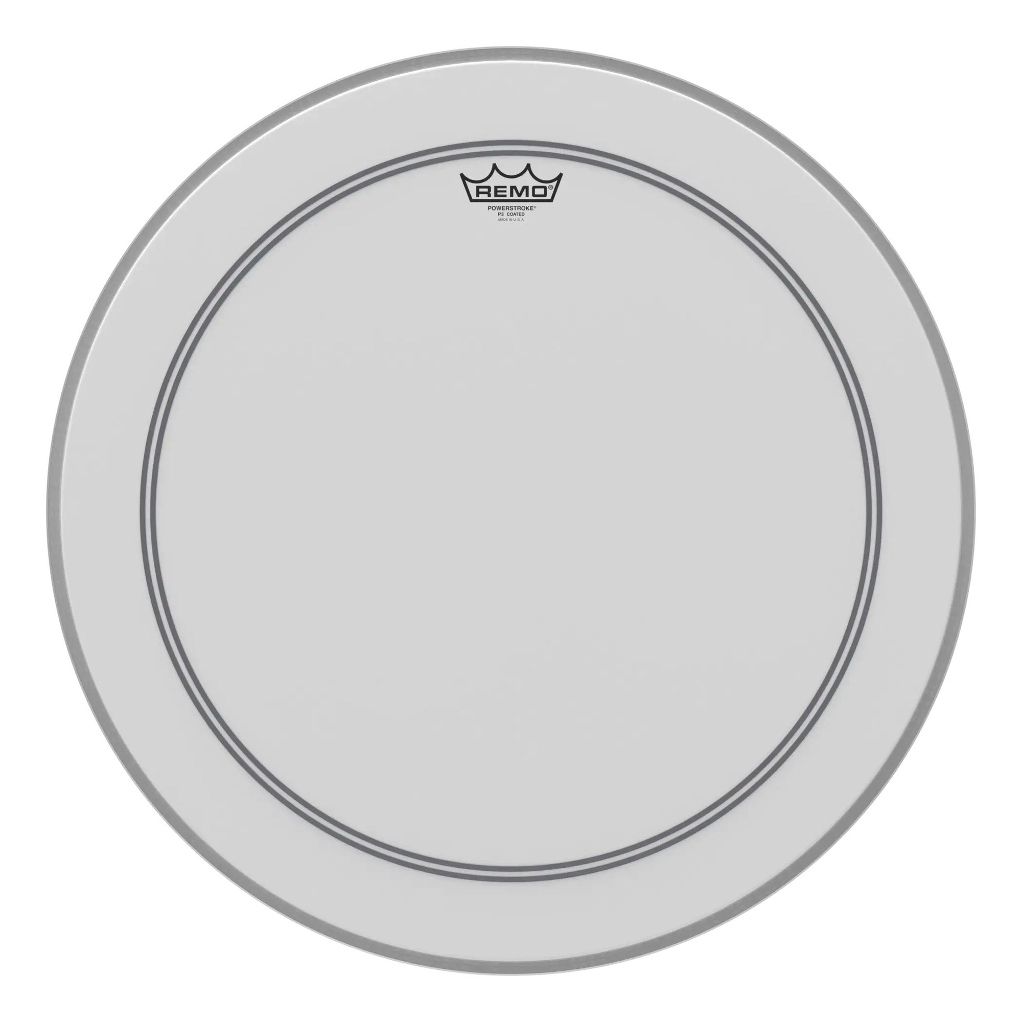 Remo P3-1122-C2 Powerstroke 3 Bass Drum Head Skin 22 Inch Coated 22" PS3 w/ Falam Patch