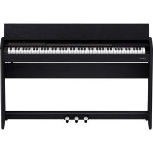 Roland F-701 Compact Digital Piano Classic Black w/ Stool