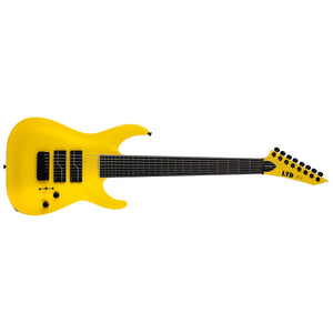 ESP LTD SC-608 Baritone Stef Carpenter Signature Electric Guitar 8-String Yellow w/ Fishmans