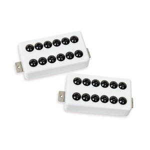 Seymour Duncan SH 8N Invader Electric Guitar Pickup Set Frost White