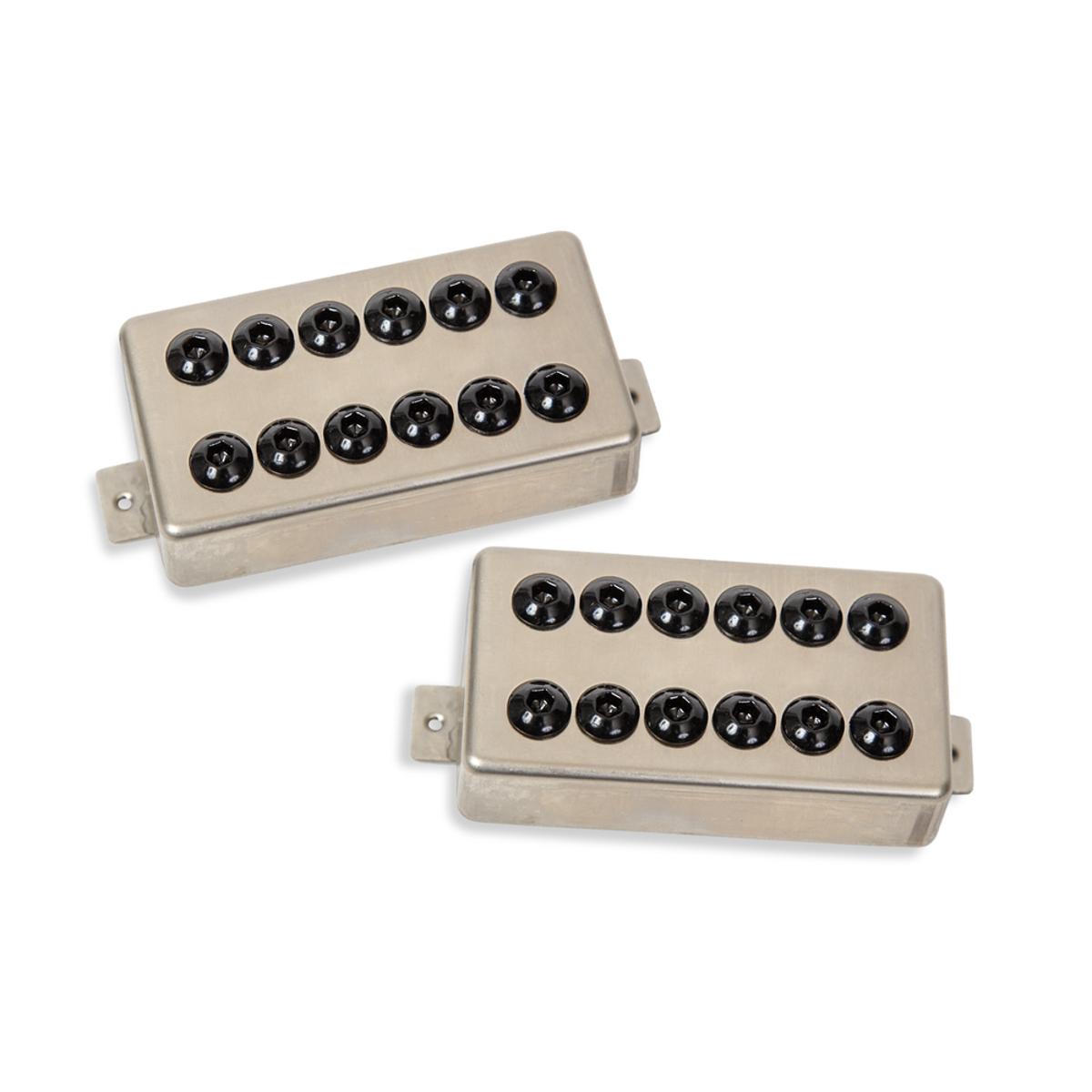 Seymour Duncan SH 8N Invader Electric Guitar Pickup Set Raw Nickel