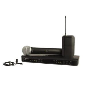 Shure BLX Dual Wireless Microphone System Combo PG58 & CVL Lapel Mic - BLX1288CL - K14 (614-638MHz)