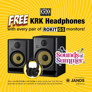 2 x KRK Rokit 5 Gen5 130W 5inch Active Studio Monitor w/ DSP - Pair