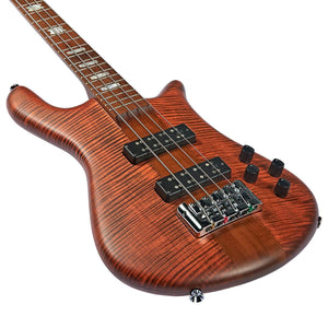 Spector Euro 4 RST Bass Guitar Sienna Stain w/ Roasted Maple Neck & Aguilars - EURO4RSTSIENNA