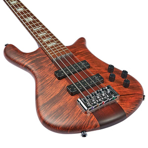 Spector Euro 5 RST Bass Guitar 5-String Sienna Stain w/ Roasted Maple Neck & Aguilars - EURO5RSTSIENNA