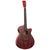 Tanglewood Azure Acoustic Guitar Superfolk Pacific Walnut Shimmer Red Gloss w/ Cutaway & Pickup