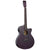 Tanglewood Azure Acoustic Guitar Superfolk Quilted Ash Foxglove Purple Gloss w/ Cutaway & Pickup