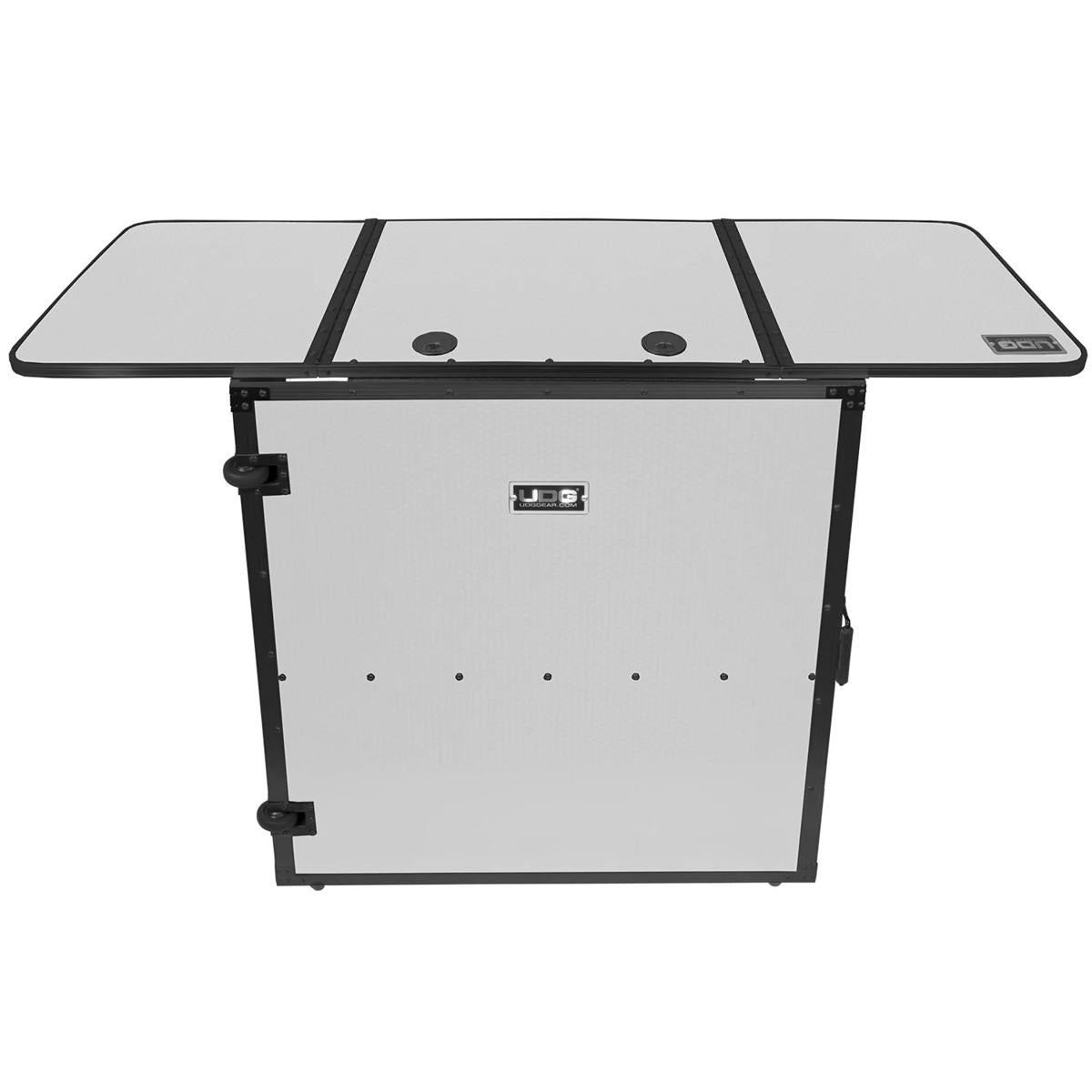 UDG F-U91049WH2 Ultimate Fold Out DJ Table MK2 Plus White w/ Wheels