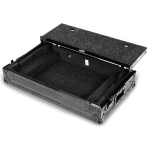 UDG F-U91096BL Ultimate Flight Case Pioneer DDJ-REV5 Black Plus w/ Laptop Shelf