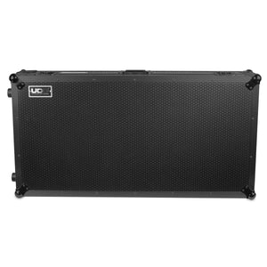 UDG U91098BL Ultimate Flight Case Set Pioneer PLX-CRSS12 & 10"/12" Mixer Black w/ Laptop Shelf & Wheels