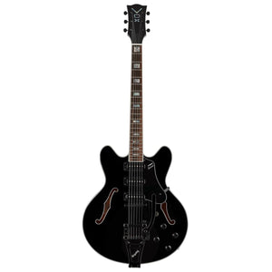 VOX BC-S66-BK Bobcat S66 Semi-Hollow Electric Guitar Black w/ Bigsby & Hardcase