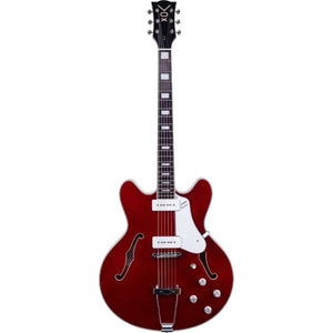 VOX BC-V90-CR Bobcat V90 Semi-Hollow Electric Guitar Cherry Red w/ Hardcase