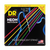 DR HI-DEF NEON NMCE-2/10 MULTI-COLOR Colored Electric Guitar Strings: Medium 10-46 (2-Pack)