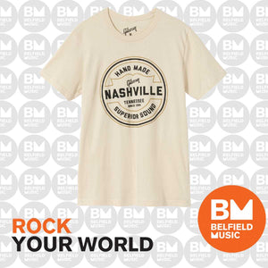 Gibson Handmade In Nashville T-Shirt Cream Large