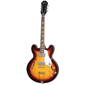 Epiphone Casino Electric Guitar Semi-Hollow Vintage Sunburst w/ Gig Bag - EOCAVSNH1