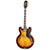 Epiphone Sheraton Frequensator Electric Guitar Semi-Hollow Left Handed Vintage Sunburst w/ Gig Bag - EOSHVSGH1L