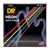 DR HI-DEF NEON NMCB-45 Multi-Color Colored Bass Guitar Strings: Medium 45-105