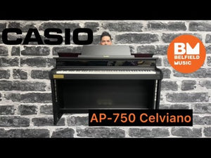 Casio AP-750 Celviano Digital Piano Black w/ Bench