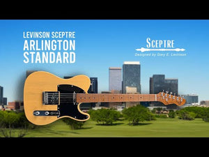 Levinson Sceptre Arlington Standard Electric Guitar SS Maple FB Blonde