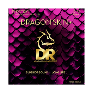 DR Dragon Skin+ DEQ-7/9 Electric Guitar Strings: 7-String 9-52