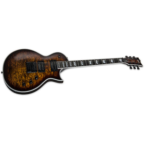 ESP LTD EC-1000 EVERTUNE Eclipse Electric Guitar Quilted Maple Dark Brown Sunburst