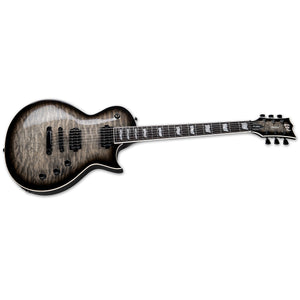 ESP LTD EC-1000T CTM Eclipse Electric Guitar Quilted Maple Charcoal Burst w/ Fishmans