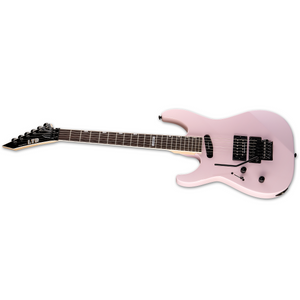 ESP LTD MIRAGE Deluxe '87 Electric Guitar Left Handed Pearl Pink w/ Floyd Rose & Duncans - 1987 REISSUE - LM-DX87PP