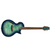 ESP LTD TL-6 Thinline Acoustic Electric Guitar Aqua Marine Burst - LTL-6FMAQMB