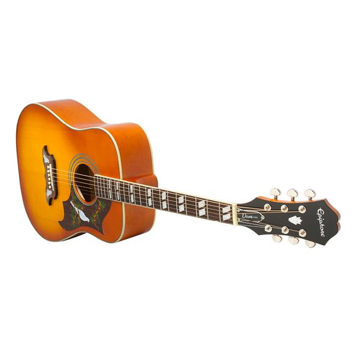 Epiphone Dove Pro Acoustic Guitar Square Shoulder Violinburst