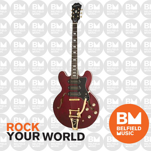 Epiphone LTD ED Riviera Custom P93 Electric Guitar Electric Wine Red -  Belfield Music