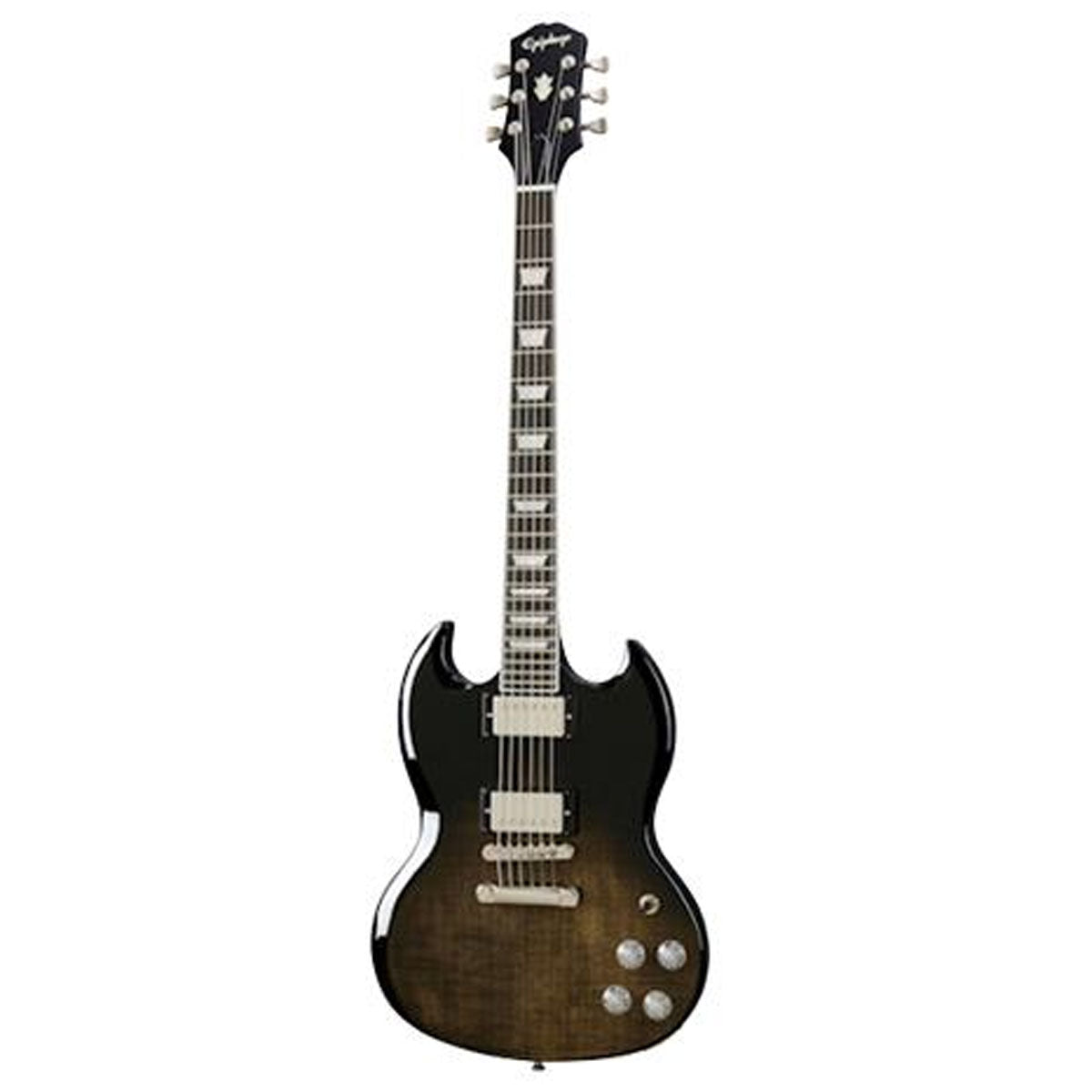 Epiphone SG Modern Figured Electric Guitar Trans Black Fade - EISMFTBFNH1