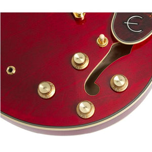 Epiphone Sheraton II Pro Electric Guitar Thin-Line Semi-Hollow Wine Red - ETSPWRGH1