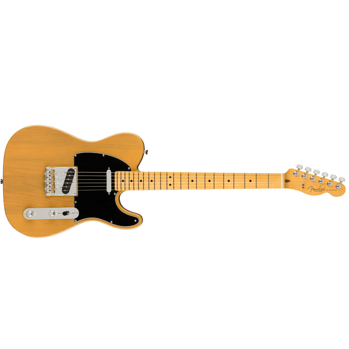 Fender American Professional II Telecaster Electric Guitar Maple Fingerboard Butterscotch Blonde - 0113942750