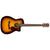 Fender CC-140SCE Acoustic Guitar Concert 3-Colour Sunburst w/ Cutaway, Pickup & Case - 0970253332