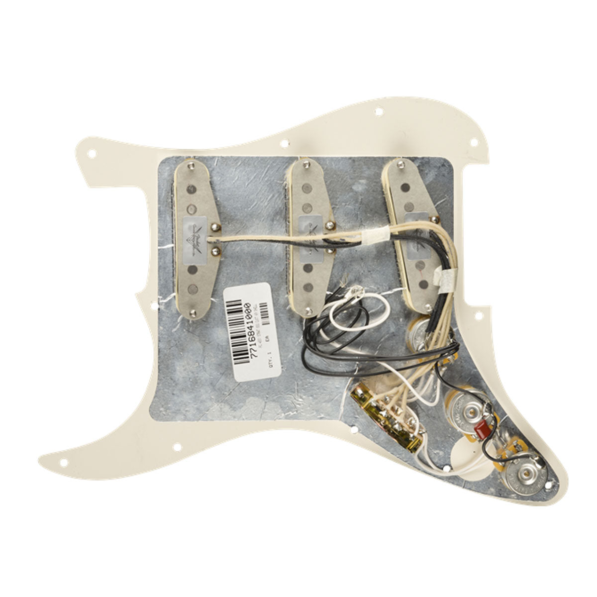 Fender Pre-Wired Strat Pickguard, Custom Shop Fat 50s SSS