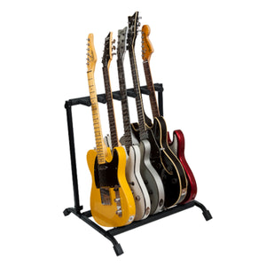 Gator Frameworks RI-GTR-RACK5 Rok-It Collapsible Guitar Rack Stand (Holds 5x Guitars)