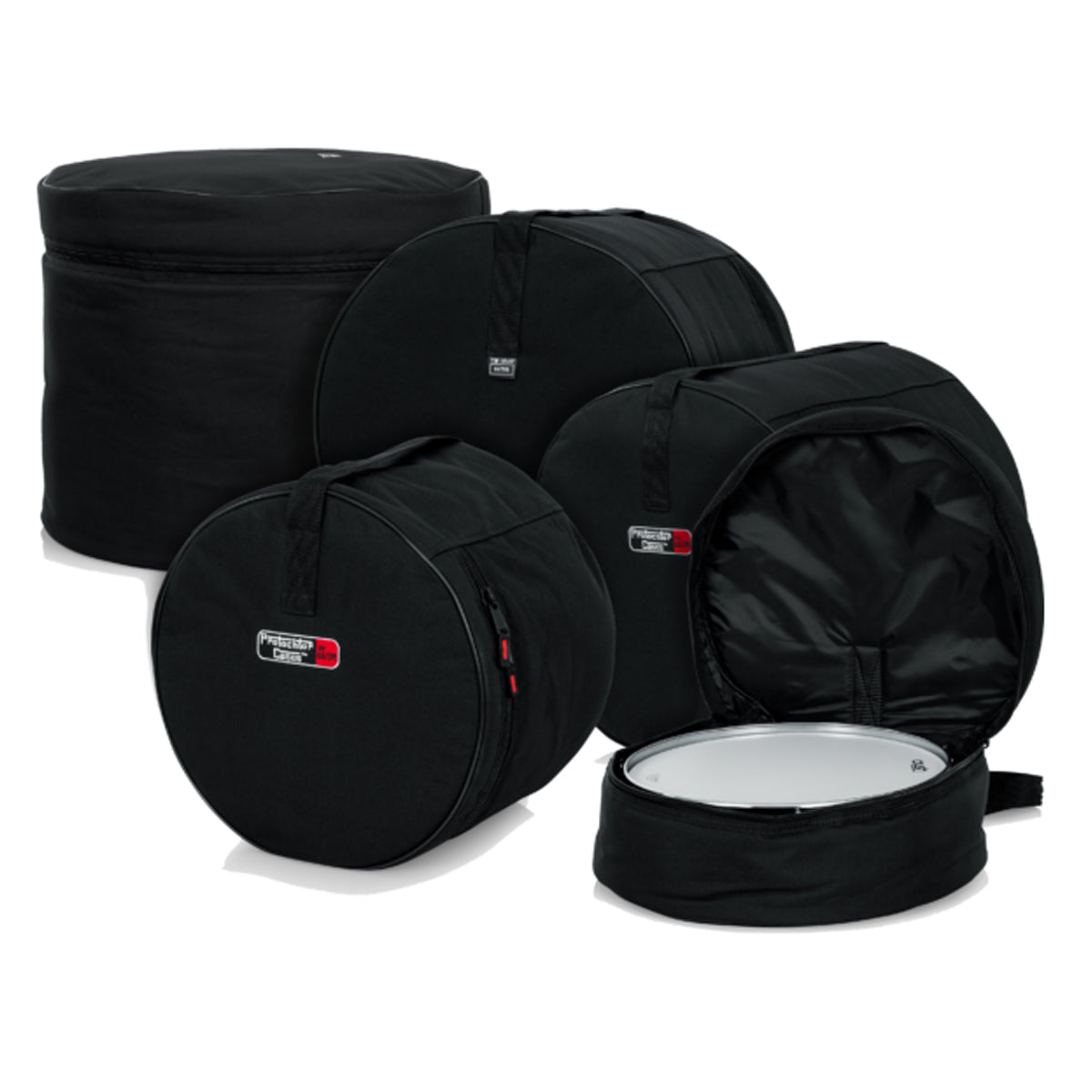 Gator GP-FUSION-100 5-Piece Fusion Drum Kit Set Bags (22x18 10x9 12x10 14x12 14x5.5)