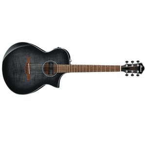 Ibanez AEWC400 Acoustic Guitar AEWC Gloss Transparent Black Sunburst - AEWC400TKS