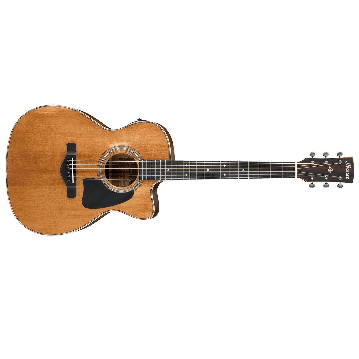 Ibanez AVC11CE Artwood Acoustic Guitar Semi Gloss Antique Natural w/ Pickup & Cutaway - AVC11CEANS